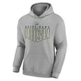 thumbnail image 2 of Men's Heathered Gray Notre Dame Fighting Irish Jump The Gun Pullover Hoodie, 2 of 3