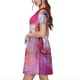 thumbnail image 2 of Balery Pig Vestidos sueltos de manga corta para mujer, vestidos de verano 2025, vestidos casuales de corte A con vuelo., 2 of 6