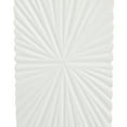 thumbnail image 5 of CosmoLiving by Cosmopolitan 3 Candle White Wood Geometric Carved Pillar Candle Holder, Set of 3, 5 of 8