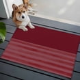 thumbnail image 3 of Red Striped Entryway Rug 2'x3'&nbsp; Non Slip Front Door Mats, Vintage Stripes Ombre Entrance Rugs Indoor Outdoor Carpet, Washable Floor Mats Small Area Rug for Bedroom Kitchen, 3 of 8