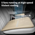 thumbnail image 4 of Linen Car Seat Covers Front Seats Only,Cooling Bottom Seat Covers for Cars,Trucks,Universal Car Seat Cushion Breathable,Ventilated [Black Front seat Covers], 4 of 4