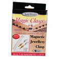thumbnail image 2 of Body Trends Magic Clasp Magnetic Jewelry Clasps Bracelet Necklace Extenders Connector Locking (Gold - Silver), 2 of 2