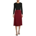 thumbnail image 4 of Time and Tru Women's Slip Skirt, 4 of 5