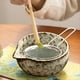 thumbnail image 4 of Juego de 6 Piezas de Té Matcha Japonés, Batidor de Bambú Seguro, Cucharillas de Té, Cuenco para Matcha, Soporte para Batidor de Matcha para Amantes del Té, Color ., 4 of 5