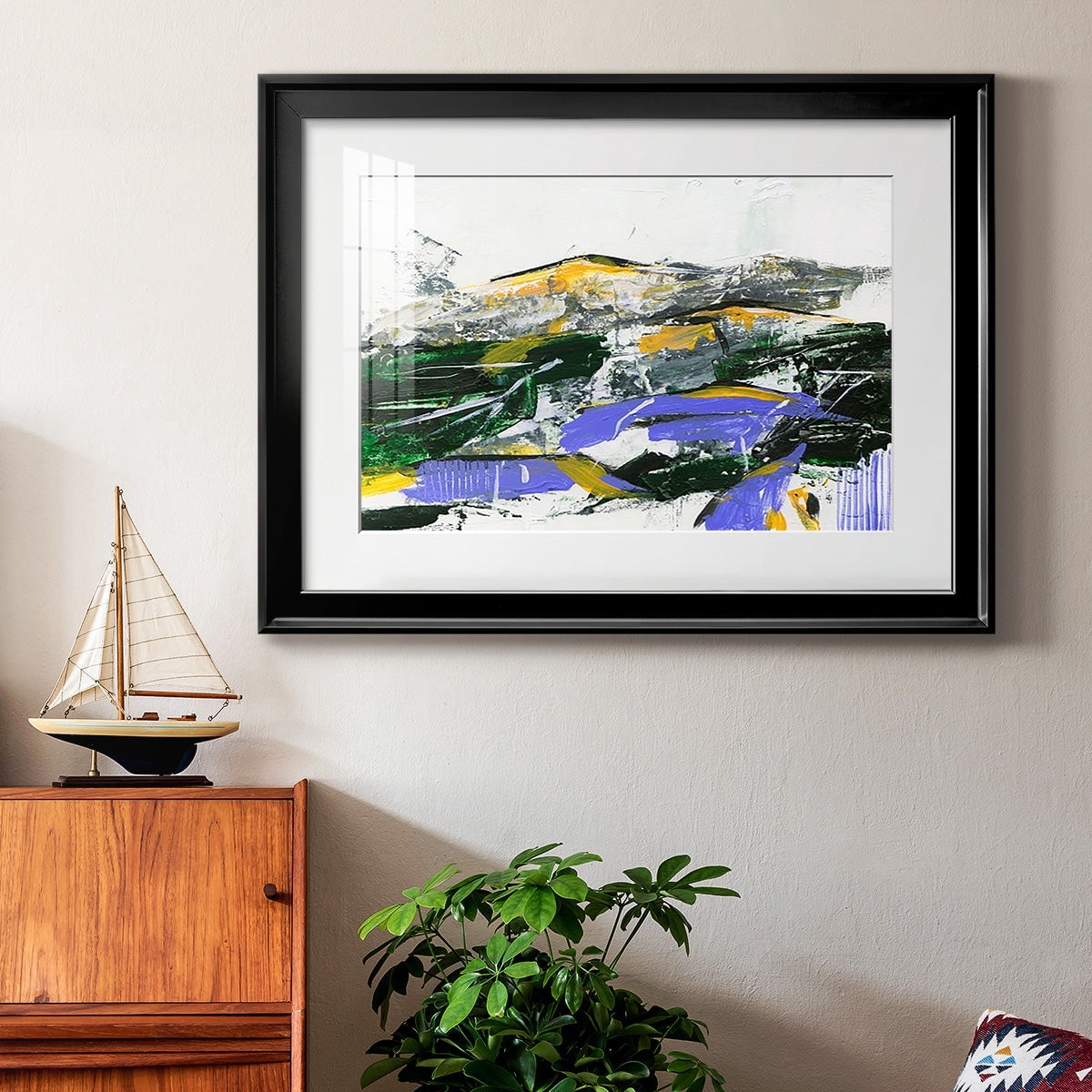 Silent Mountain II Premium Framed Print - Ready to Hang