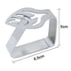 thumbnail image 5 of 4 Piezas De Acero Inoxidable Plateado Grueso Fuerte Clip De Tela, Soporte De Abrazadera De Mantel, Abrazaderas De Cubierta De Mesa, Soportes De Clips De Mantel Para Exteriores E Interiores Jormftte 2034223, 5 of 7