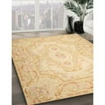 thumbnail image 3 of Ahgly Company Machine Washable Indoor Rectangle Traditional Brown Gold Area Rugs, 4' x 6', 3 of 7
