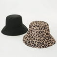 thumbnail image 5 of SikaFu Two Side Leopard Bucket Hat For Women Reversible Panama Travel Sun Hat Summer Ladies Beach Sun Protection Fisherman Hats, 5 of 6