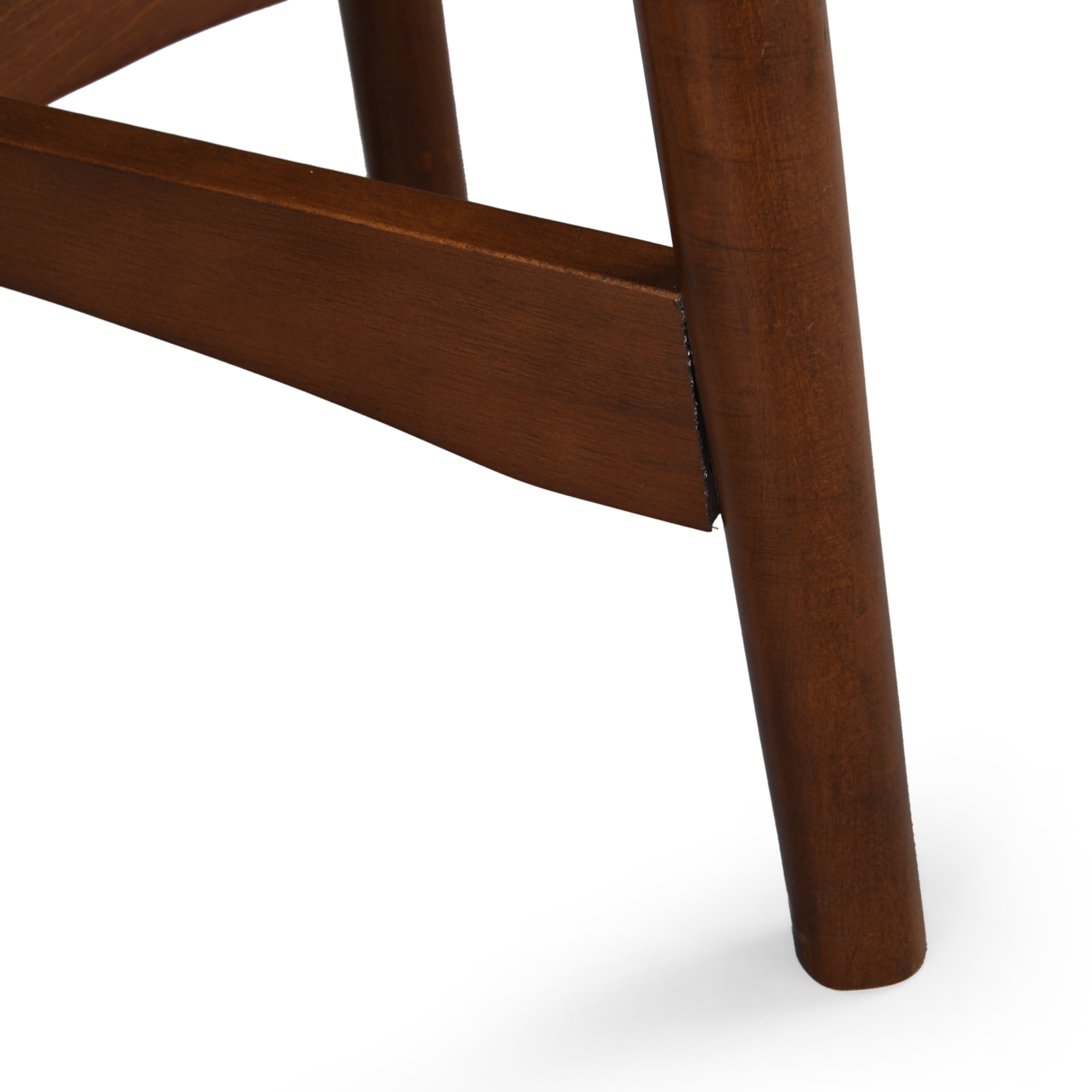 Noble House Hiland Wood End Table, Walnut