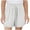 A65-White, variant on UAYOTSE Girls Casual Loose Fit Solid Color Shorts For Everyday Outdoor And Sports Activities Comfortable Breathable Summer School Uniform Pants,Sizes 7-8 Years