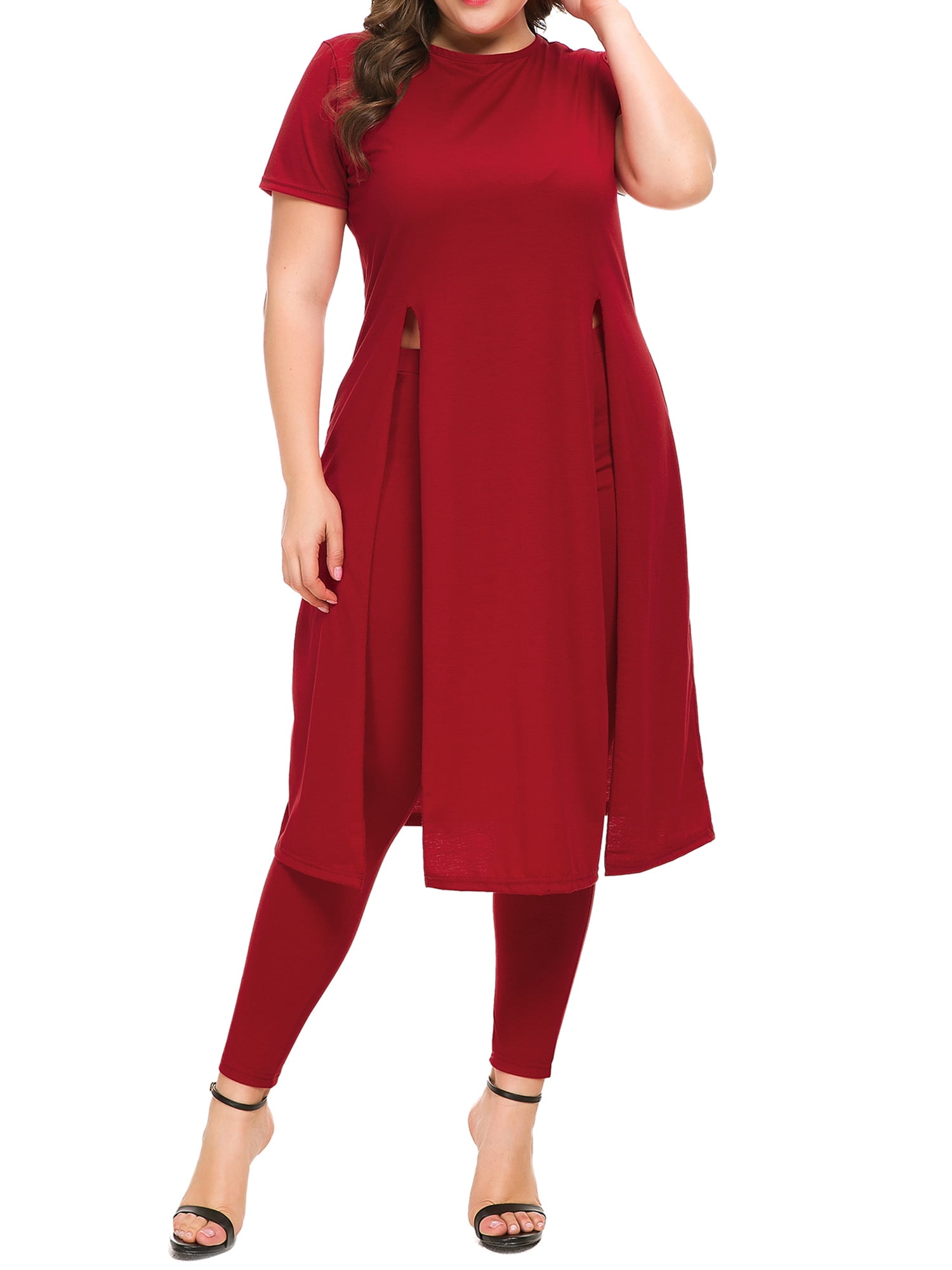 Trousers Split Hem Jumpsuit Party 