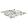 thumbnail image 4 of The Tile Life Huron Rock 12" x 12" Silverado Matte Glass Pebble Mosaic Floor and Wall Tile 1 Sheet, 4 of 14