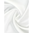thumbnail image 5 of DARING DIVA Women's Satin Silky 3/4 Sleeves Tie Waist Loungewear Robes S White, 5 of 6