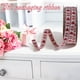 thumbnail image 4 of Cinta en forma de corazón con borde de alambre para envolver regalos, lazos, coronas y manualidades | Cinta floral decorativa para Navidad, bodas y decoración del hogar | 1 rollo, 4 of 5
