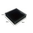 thumbnail image 1 of Aluminum Heatsink Radiator Heat sink for Electronic IC Chip RAM MOS Dynatron Raspberry Pi Cooling With Thermal Conductive Tape 40x40x11mm, 1 of 6