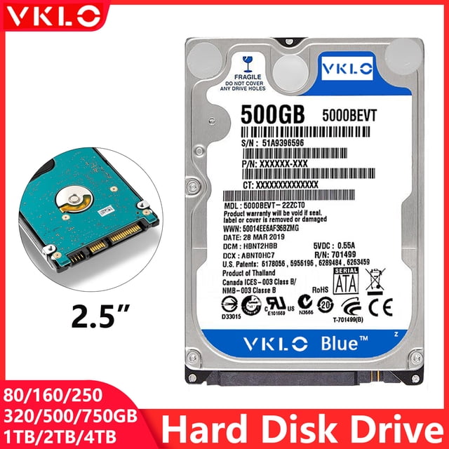 80 160 250 320 500 700GB 1TB 2TB Laptop Desktop HDD Disk Computer Notebook Hard Disk Disco SATA2 5400-7200RPM 2.5" Hard Drive 1TB