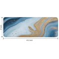 thumbnail image 7 of Blue Gold Wave Marble Pattern Kitchen Rug Mat,Kitchen Runner Rugs Non Skid Washable,Decorative Kitchen Floor Mats for Kitchen,Sink,Laundry,17"x47.2", 7 of 7