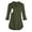 Army Green, variant on Gyujnb Notched V Collar Long Sleeve Solid Maternity Tunic Lift Up Double Nursing Layer Curved High Low Hem Soft Stretch Blouse Discreet Breastfeeding Postpartum ,M