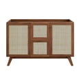 thumbnail image 3 of Modway 48" Wood Single or Double Sink Comp Bathroom Vanity Cabinet in Walnut, 3 of 12