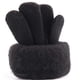 thumbnail image 5 of Guantes para hombre y mujer, de color bloqueado, para exteriores, sin dedos, de lana gruesa, informales, de moda, con parte superior acrílica., 5 of 9