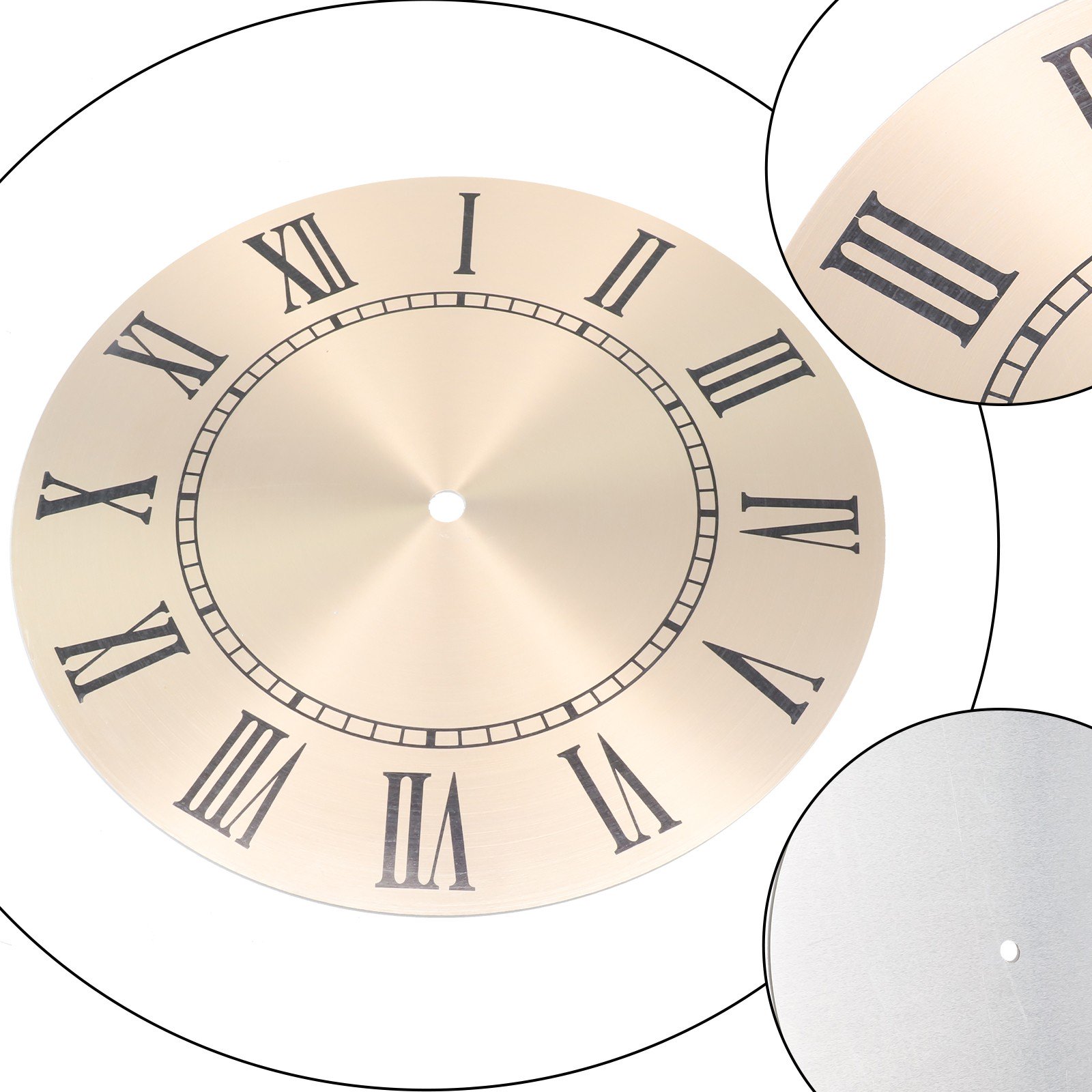 Pendule Neuve Pour Horloge à Quartz - Trous De 3,6 Mm (minute) Et 5,5 Mm (heure), Noir, 2024