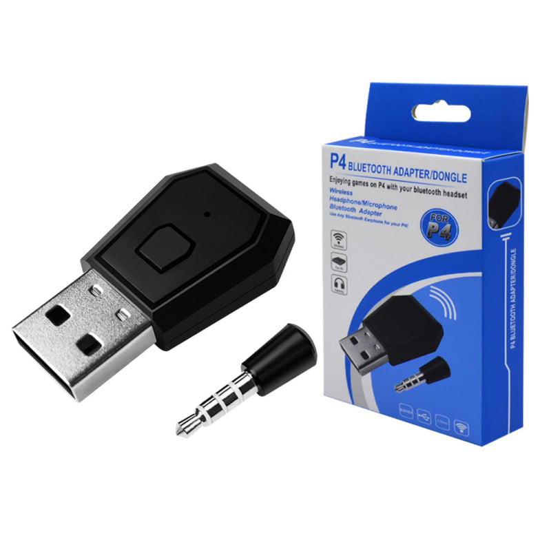Toeval rand Pech Wireless Bluetooth Adapter USB Bluetooth Dongle Support Voice Chat,  Bluetooth Audio Transmitter Receiver for PS4 and Bluetooth Headphone -  Walmart.com