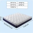 thumbnail image 2 of CHAMPFLAG 10 Inch King Hybrid Mattress, Medium Firm Gel Memory Foam & Pocket Springs, CertiPUR-US Certified, Fiberglass Free, Motion Isolation, Cool Sleep, Bed in a Box, 2 of 7