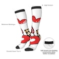 thumbnail image 4 of Naloa Love Gnomes Thigh High Socks Extra Long Stretchy Sock Women Over Knee High Opaque Stocking Daily Wear, 4 of 6