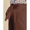 thumbnail image 5 of Moomaya Solid Cotton Trousers For Women, Elastic Waist Pajama Pants, 5 of 8
