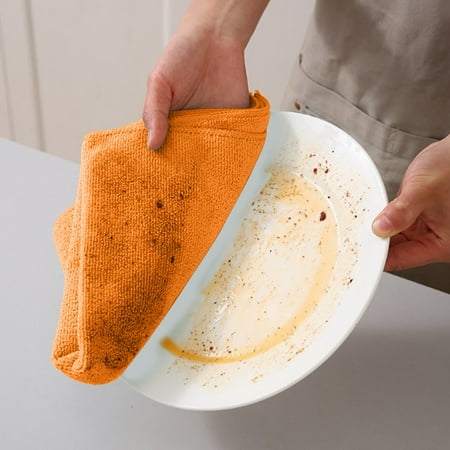 Tarmeek Microfiber Cleaning Cloths All-Purpose Cleaning Towels Soft Absorbent Cleaning Rags Kitchen Towels Lint Free Dusting Cloth for House Kitchen Car Window Gifts