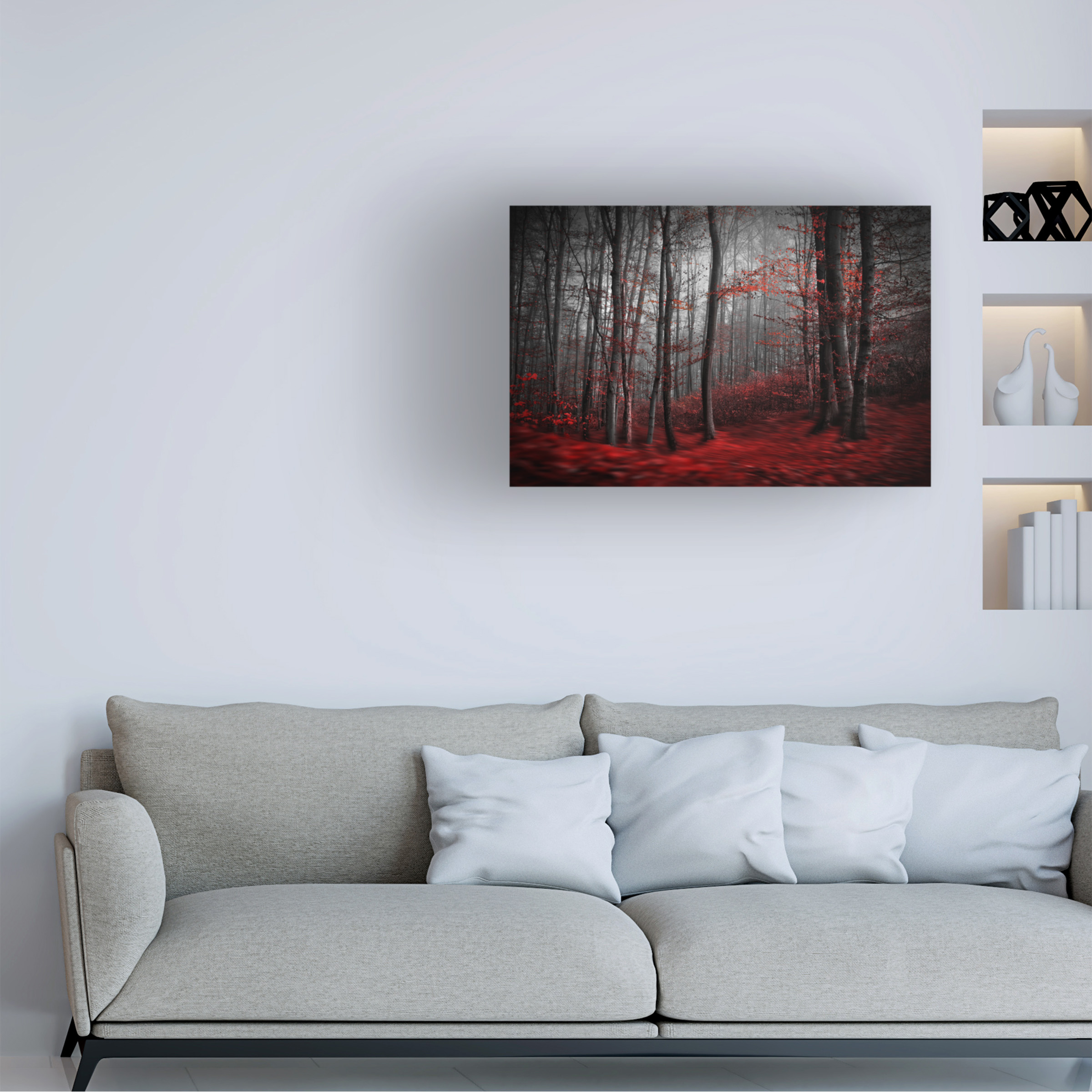 Samanta 'Bloody River' Canvas Art