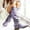 Purple, variant on BONIXOOM Fall Boots For Women 2023 Low Heel Rubber Lace-Up Mid-Calf Winter Black