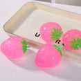 thumbnail image 5 of Transparent Pectin Strawberry Decorative Ornament Simulation Fruit Desktop Decor For Home Kitchen, 5 of 5