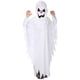 thumbnail image 2 of Advancent Disfraz de Cosplay de espectro blanco, disfraz de Carnaval de Halloween, vestido elegante, capa sin rostro, cubierta para la cabeza, de Kits de decoración para fiestas, 2 of 6