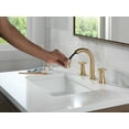 thumbnail image 3 of Delta 3558-Pd-Dst Trinsic 1.2 GPM Widespread Bathroom Faucet - Black, 3 of 7
