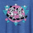 thumbnail image 3 of Disney - Mickey & Friends - Minnie & Mickey Skater - Retro Style - Women's Short Sleeve Graphic T-Shirt, 3 of 5