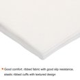 thumbnail image 4 of Uxcell Elastic Cuffs Ribbed Trims Cotton Fabric Knit Rib Stretch Tape Cuff Sleeve Waistband for Sewing Cream White 4" x 3.5", 4 of 6