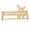 M, variant on Wooden Chick Perch Stand, Young Poultry Roosting Bar, Chicken Coop Jungle Gym Perch Toy for Brooder Baby Chicks Parrots, Assembly Required