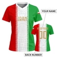 thumbnail image 4 of Women's Soccer Jerseys Customizable National Team Personalized Name Number Football Shirt Breathable Quick Dry Sports Top For Fans Matches And Training, 4 of 7