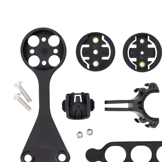 Baohd Versatile Out Front Mount for Bike Computer Reliable and Sturdy Stem Holder Plastic Length 120mm 1Set