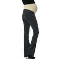 thumbnail image 4 of Maternity Women's Modern Boot Cut Denim Jeans - Gray 28, 4 of 4