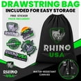 thumbnail image 6 of Rhino USA Wheel Chock Tie Down Kit (4,500lb Break Strength) Heavy Duty Trailer Tire Straps System, 6 of 6