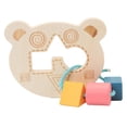 thumbnail image 1 of Montessori Forma de Clasificación Formas Rompecabezas para juguetes educativos Niños Niñas Regalos Bebé oso, 1 of 7
