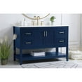 thumbnail image 2 of 48 inch Single Bathroom Vanity in Blue, 2 of 8