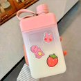thumbnail image 2 of Summer Portable Fresh Plastic Cup Frosted Large Capacity Water Tup, 2 of 3
