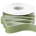 thumbnail image 1 of Cinta Decorativa de Terciopelo Ribbli Verde Salvia 2.5cm Rollo de 9.1m, 1 of 5