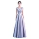 thumbnail image 2 of Vestido de noche para mujer, largo, de verano, elegante, para banquetes, para anfitriona, ajustado, adelgazante, estilo princesa, 2 of 5