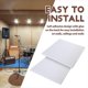thumbnail image 4 of Self-Adhesive Acoustic Panels 12 Pack,12 x 12 x 0.4 inch Sound Proof Padding,Sound Absorbing Panel for Home ,White, 4 of 4