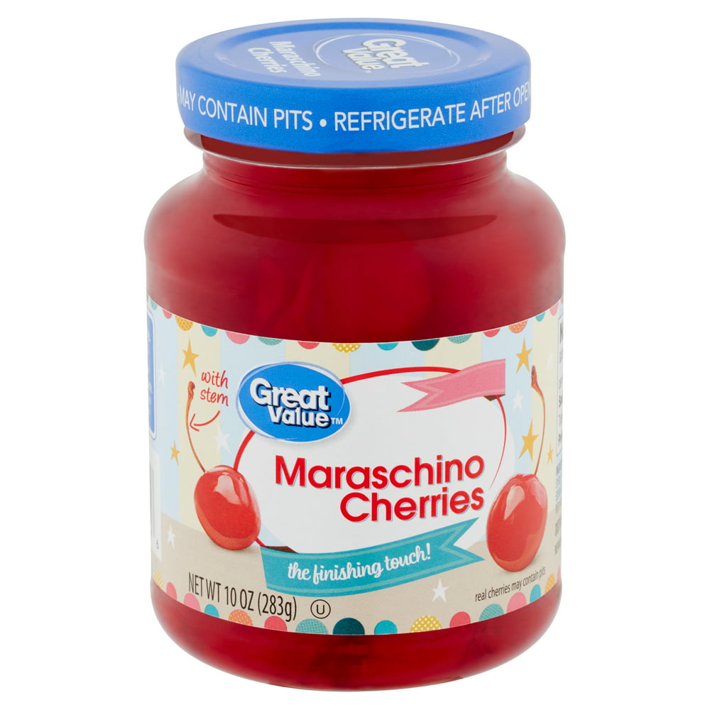 Great Value Maraschino Cherries 10 Oz