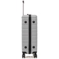 thumbnail image 4 of TUCCI ITALY Marvello 3-Piece Unisex Adult Hardside Spinner Luggage Set 20/24/28" - Silver, 4 of 8